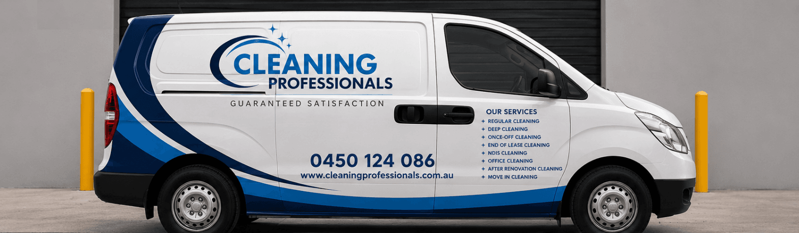 Cleaning Professionals Melbourne — branded office cleaning service van